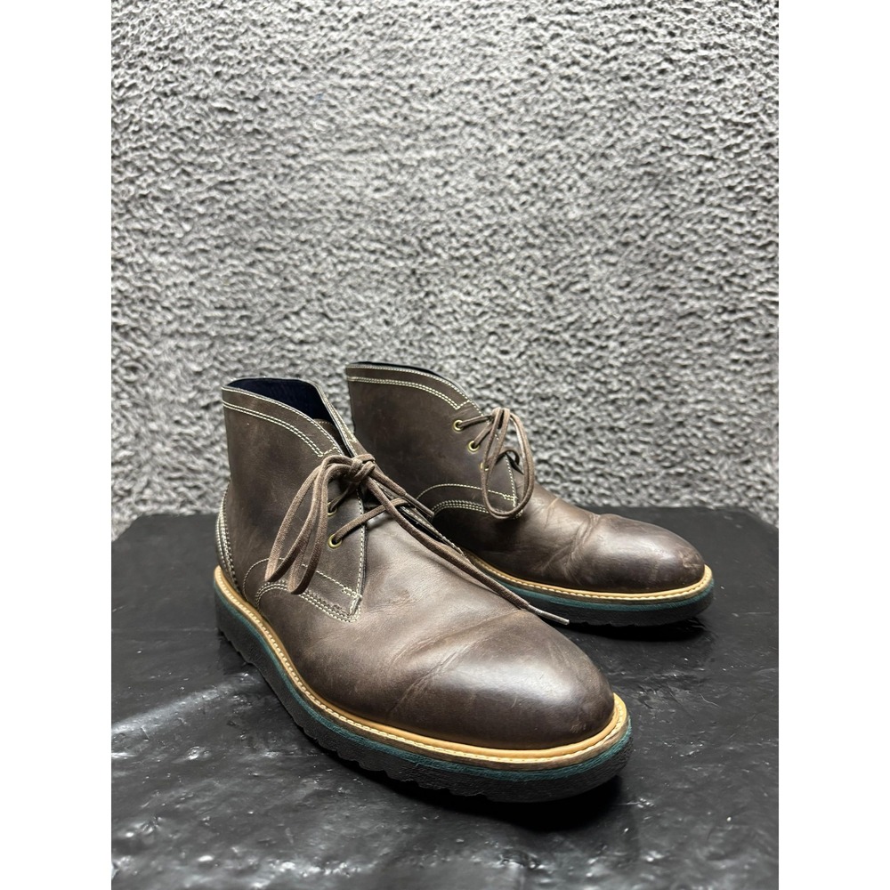 Cole Haan Air Morris Leather Lace Up Chukka Ankle Boots Brown Mens Size 9.5M